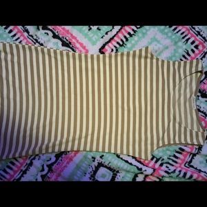 Long striped dress